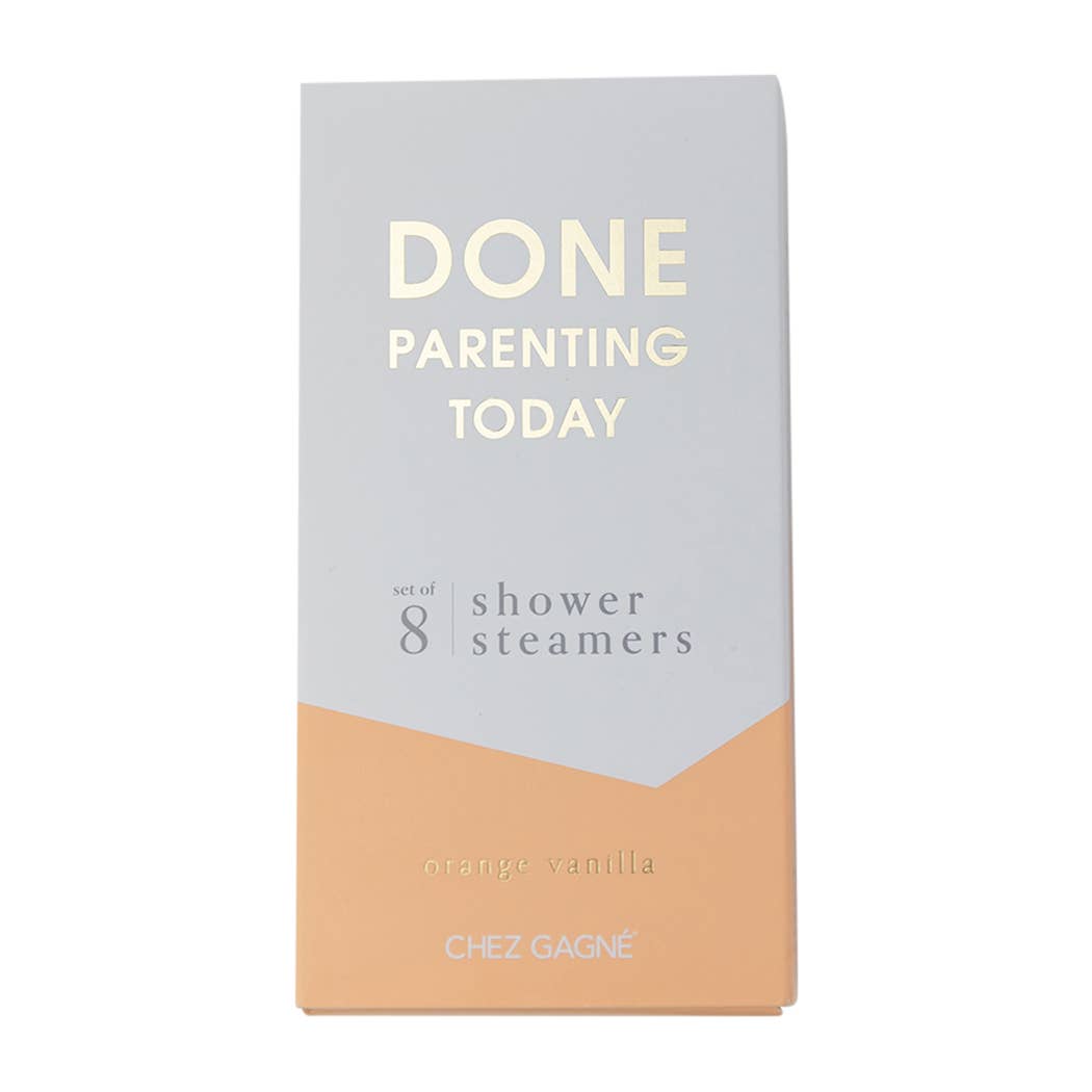 Chez Gagné - Done Parenting Today Shower Steamers - Orange Vanilla