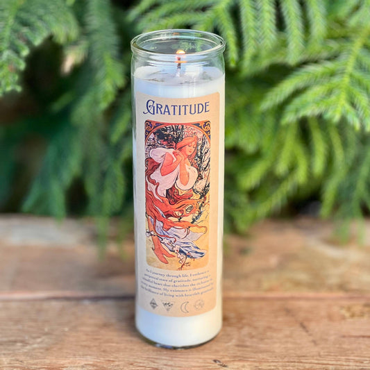 Magic Fairy Candles - 15oz Gratitude Prayer Candle