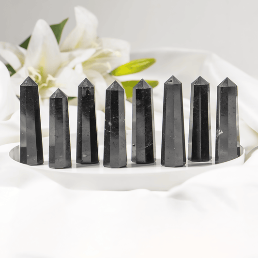 Soothing Crystals - Black Tourmaline Obelisk | Crystal Tower | Reiki Point