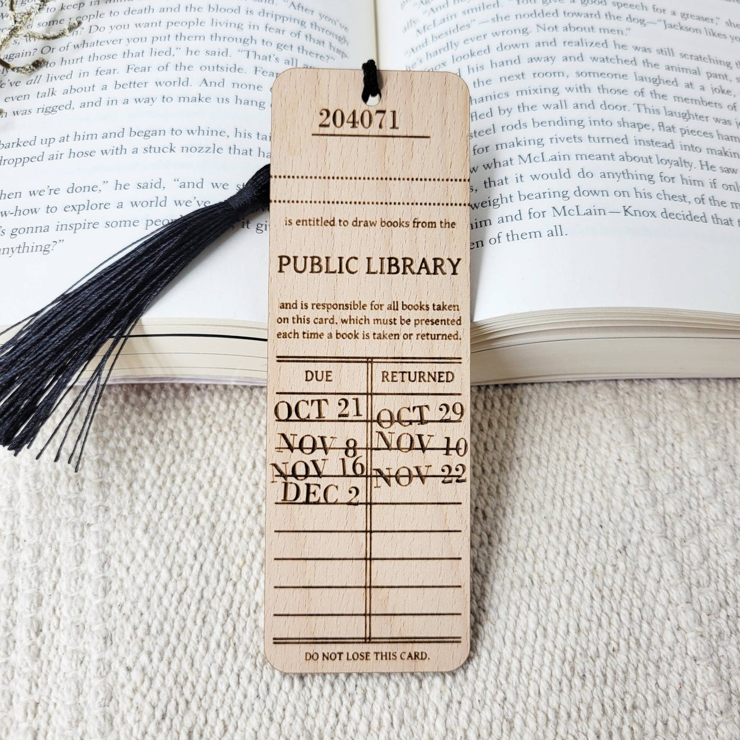 Bumble and Birch - Stationery and Gifts - Best Seller Variety Pack - Wood Bookmarks (24 pack)