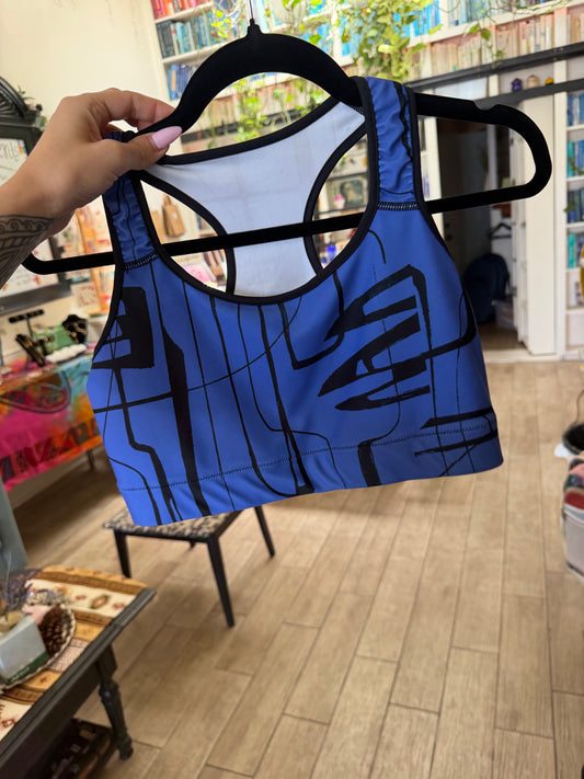 Star Seed Squad - Blue Sports Bra