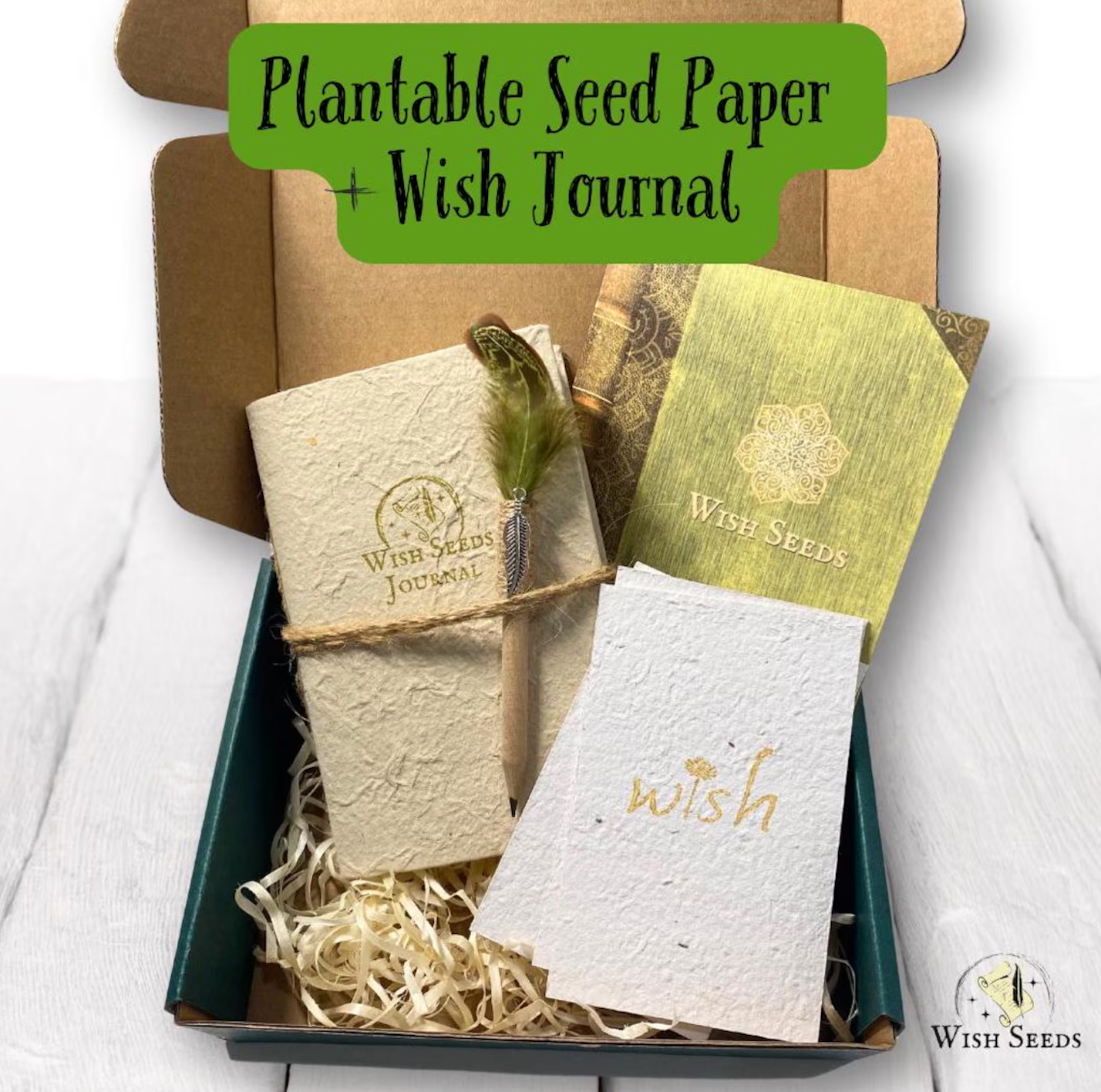 Plantable Seed Paper & Wish Journal