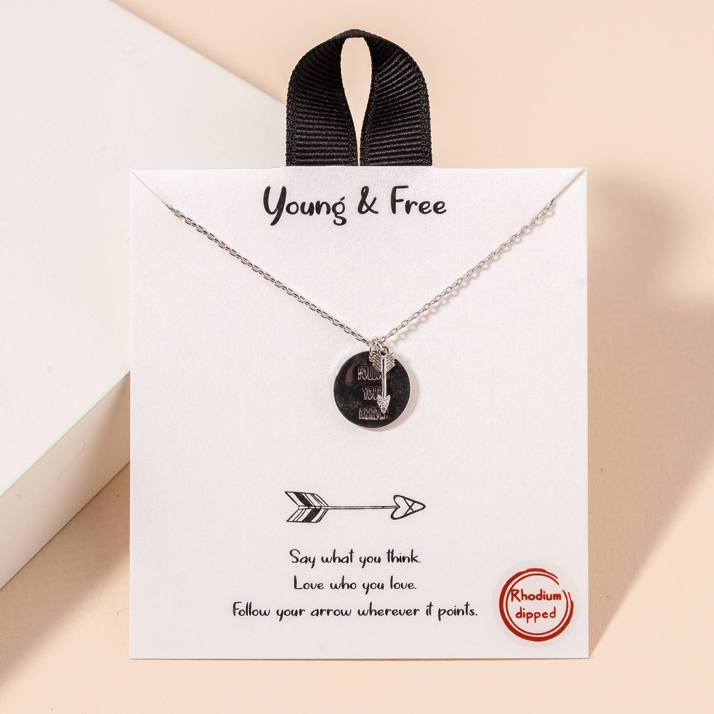 Follow Your Arrow Charm Necklace